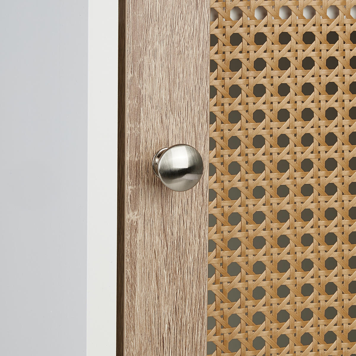 BADEZIMMERSCHRANK - Weiß, Holzwerkstoff/Kunststoff (30/96.5/30cm) - Relaxdays