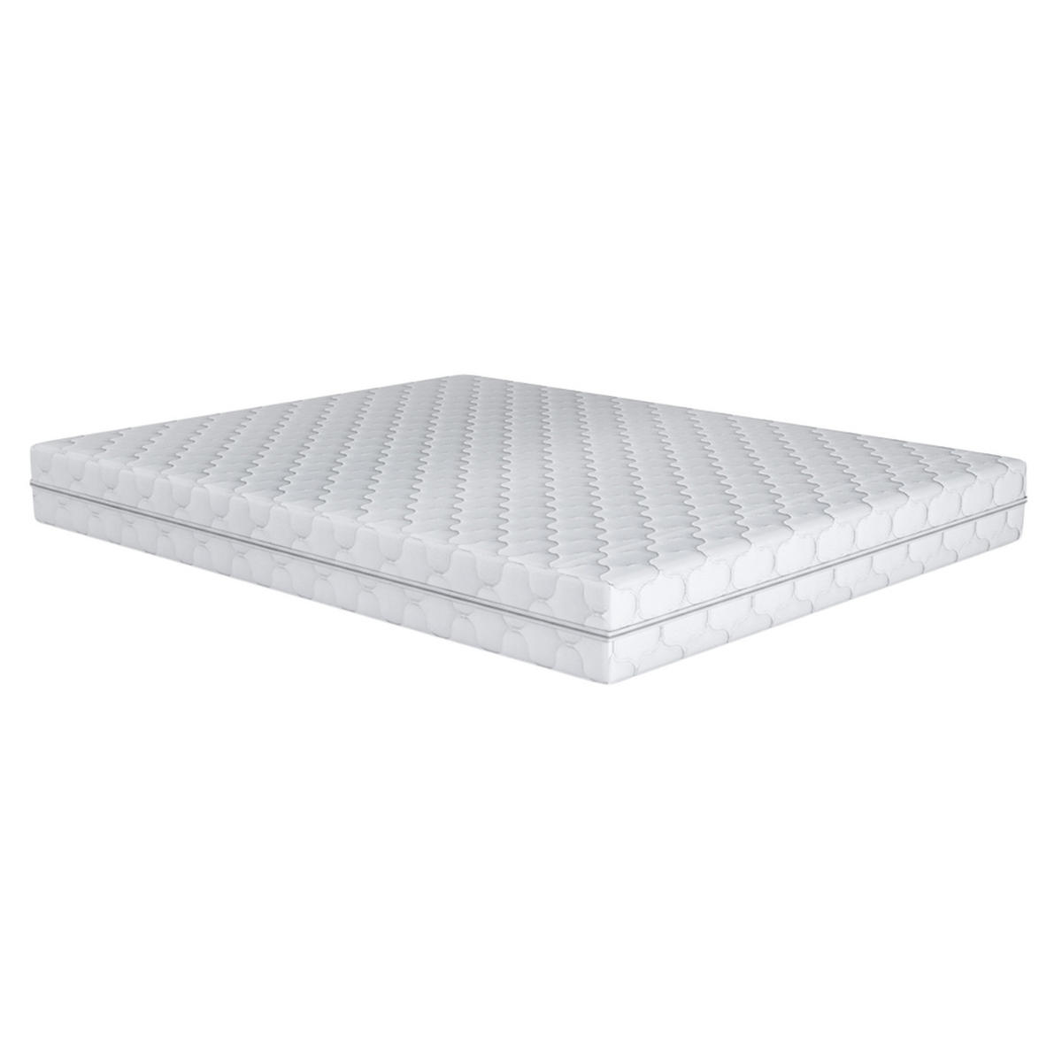 MATRATZE 7-Zonen H3 160x200 - Weiß, Naturmaterialien (160/200cm) - Home Collective