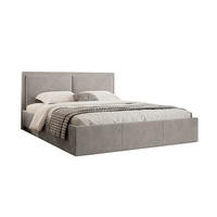 POLSTERBETT aus Polyester Osterne II 180x200 cm, Hellgrau - Hellgrau, Textil (180/200cm) - Fedve