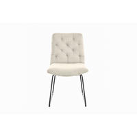 ESSZIMMERSTUHL NEW CHARME Cremeweiß Cord - Creme, Textil (52/87/66cm) - KAWOLA