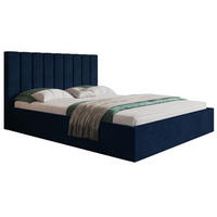 BETT Blau SIM 9 120x200 cm - Blau/Schwarz, Kunststoff/Textil (120/200cm) - Sepro Meble