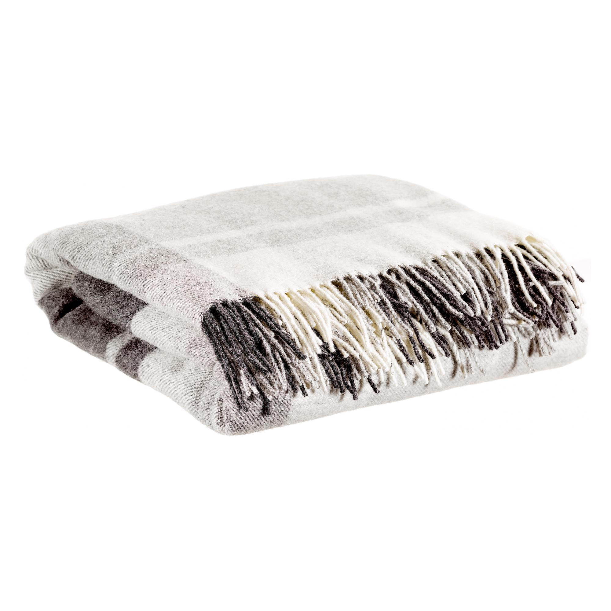 SCHOTTENPLAID Shona umbra 140 x 200 cm - Grau, Textil (140/200cm) - Vivaraise