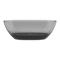 FREISTEHENDE Badewanne - 1 Person - harz - grau Spavo - Grau, Kunststoff (160/56/72cm) - Vente-Unique