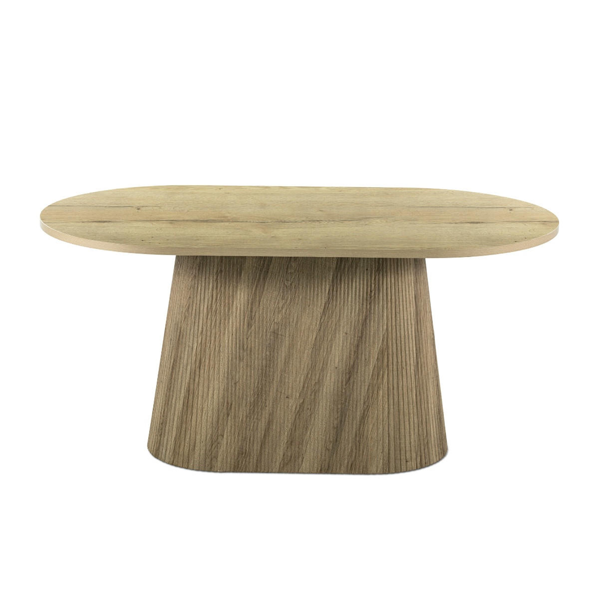 ESSTISCH aus Melamin 160x90x75cm, natur - Braun, Holz (160/90/75cm) - Giga Meubel