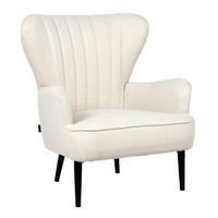OHRENSESSEL Arthur Stoff - Creme, Textil (76/89/78cm) - SVITA