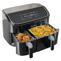 HEISSLUFTFRITTEUSE HF DUAL 900 - Schwarz, Kunststoff (42/31/37cm) - Sommertal