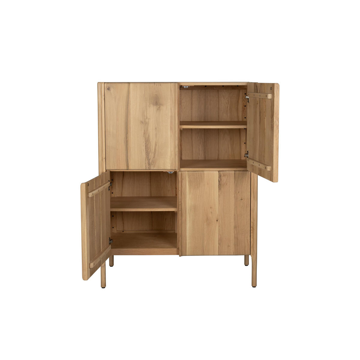 SIDEBOARD Ember Hoch - Naturfarben, Holz (100/130/45cm) - Zuiver