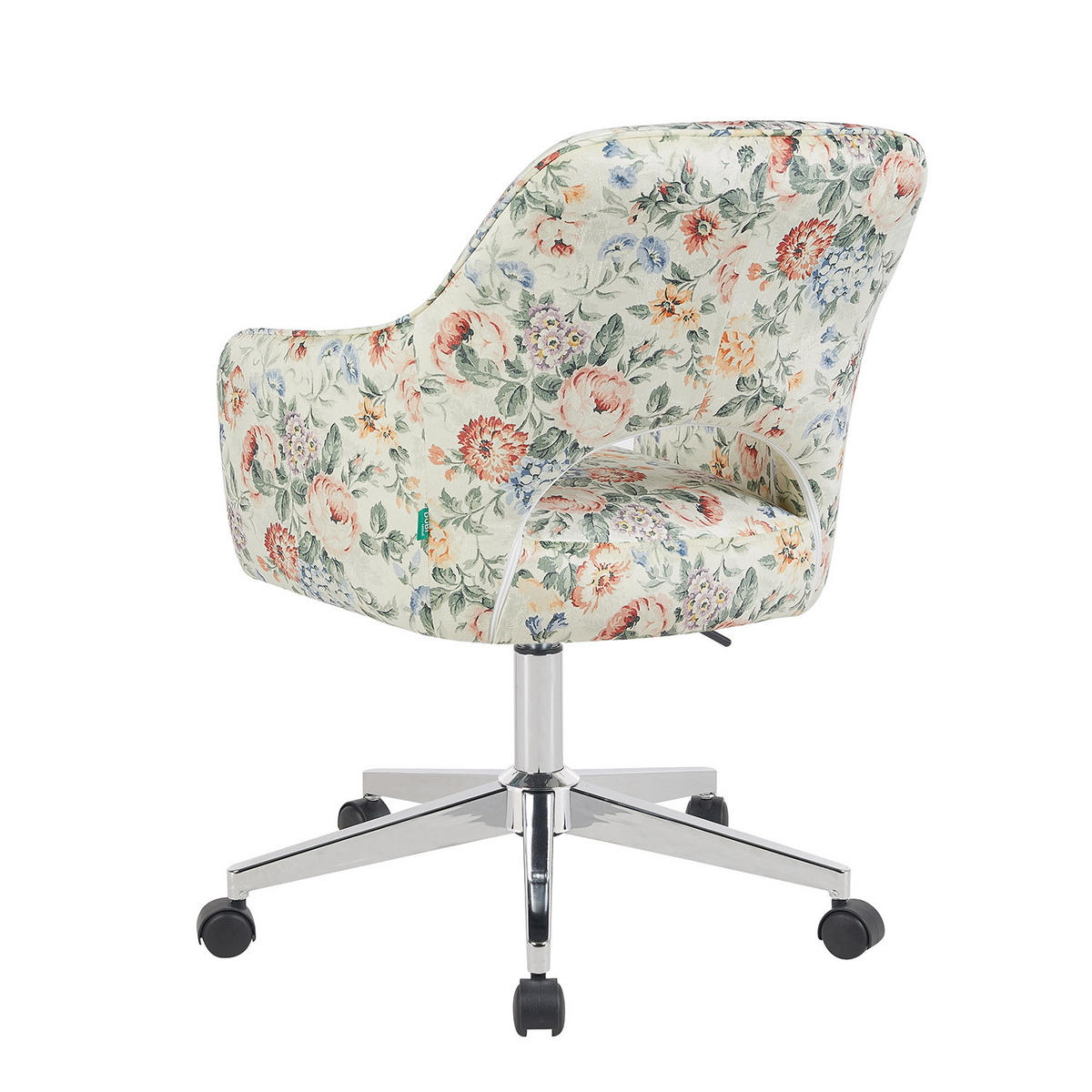 BÜROSTUHL Mika-Faro 2er-Set - Chromfarben/Multicolor, Textil/Metall (60/84/65cm) - DUBI Möbel