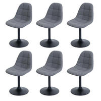 ESSZIMMERSTUHL Grau 6er-Set - Grau, Textil (47/83/43cm) - MCW