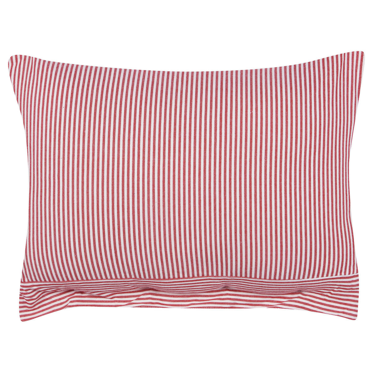 DEKOKISSEN Rot 40/60 cm Aalita - Rot/Weiß, Textil (40/60/12cm) - Beliani