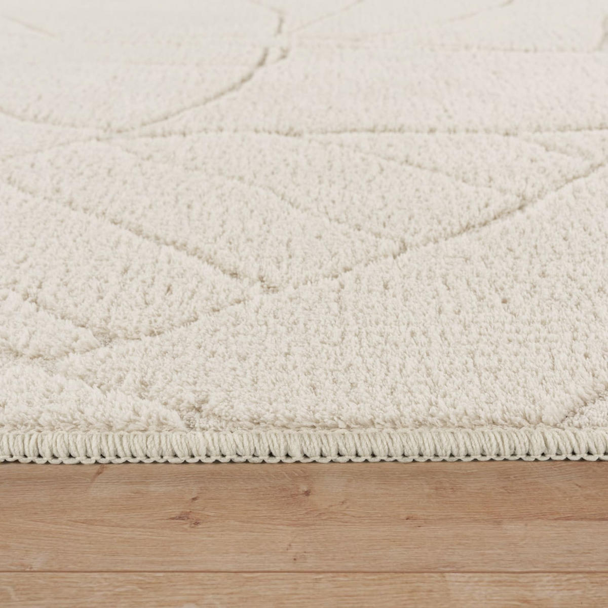 HOCHFLORTEPPICH 160/160 cm Tokio 474 - Creme, Kunststoff (160/160cm) - Paco Home