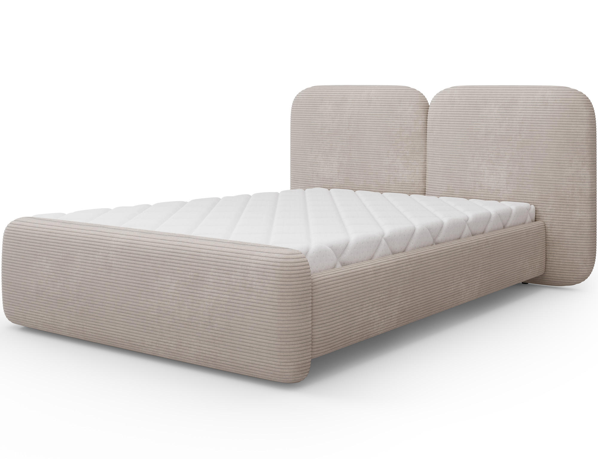 Wohnideebilder Polsterbett Beige 180x200 cm
