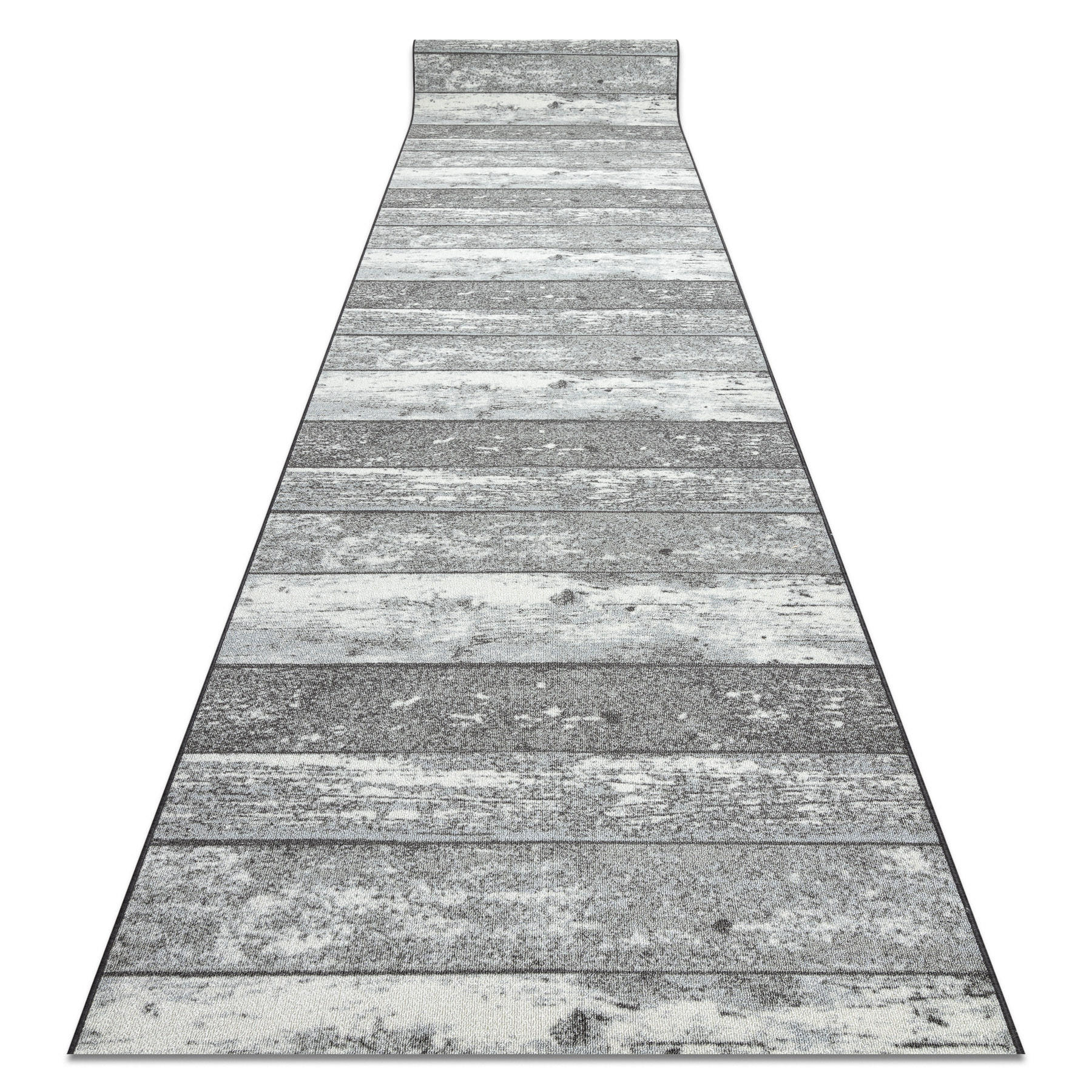 rugsX Läufer Grau 100x330 cm