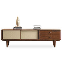 LOWBOARD SIMONA - Kastanienfarben, Holz (175/52/41cm) - IDIMEX