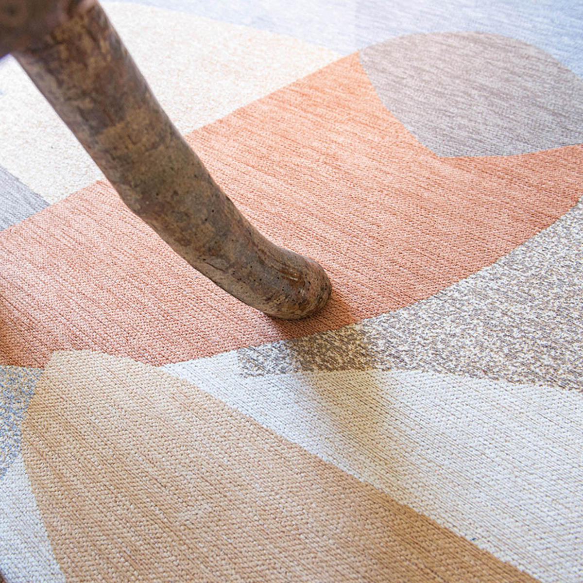 TEPPICH Secret Gallery Shapes 240/240 cm - Multicolor, Kunststoff/Textil (240/240cm) - Louis De Poortere