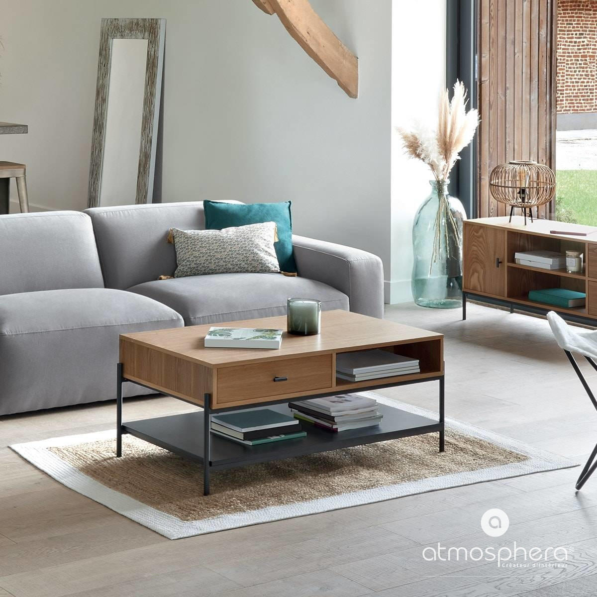 JUTETEPPICH 120/170 cm - Weiß, Naturmaterialien (120/170cm) - Atmosphera Createur d´interieur