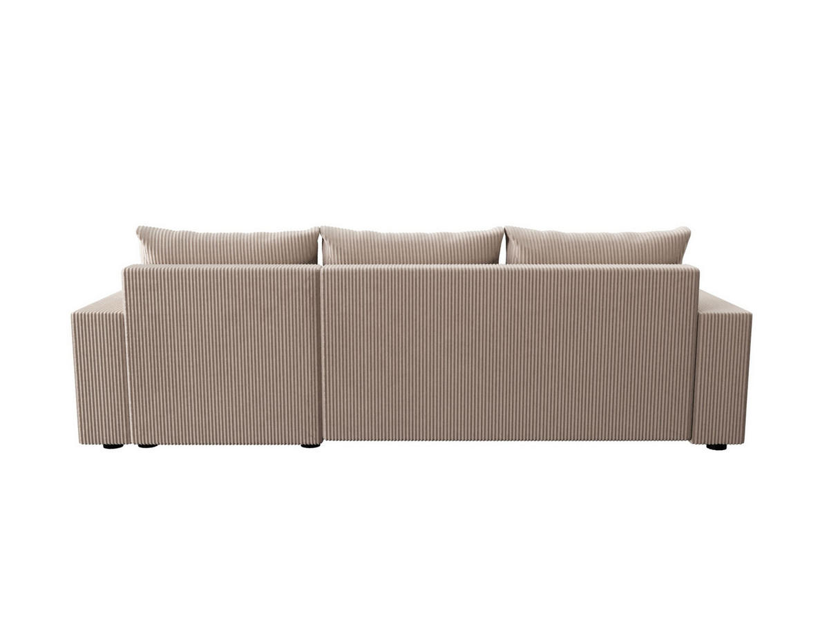 ECKSOFA HEWLET L BIS Zoom 1 Links mit Schlaffunktion - Beige, Textil (240/140cm) - Bedante
