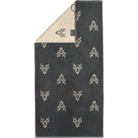 HANDTUCH ALPENCHIC EDITION ALLOVER 6229 GRANIT - 73 - Grau, Textil (50/100cm) - Cawoe