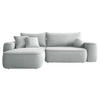 ECKSOFA Sandby - Schwarz/Grau, Holz/Kunststoff (283/168cm) - MIRJAN24
