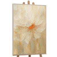 GEMÄLDE Feuerstaub Schattenfugenrahmen Beige 120x80 cm - Beige, Holz (120/80cm) - YS-art gallery