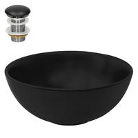 WASCHBECKEN - Schwarz, Keramik (32/13.5/32cm) - ML-DESIGN