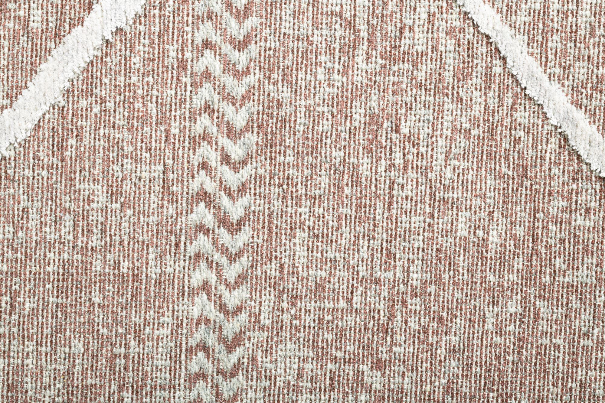 Thumbnail - Sansibar Sylt Flachwebteppich, Rot, Textil, Rauten, Rechteckig, 80x150 cm, für Fußbodenheizung geeignet, Teppiche & Böde...