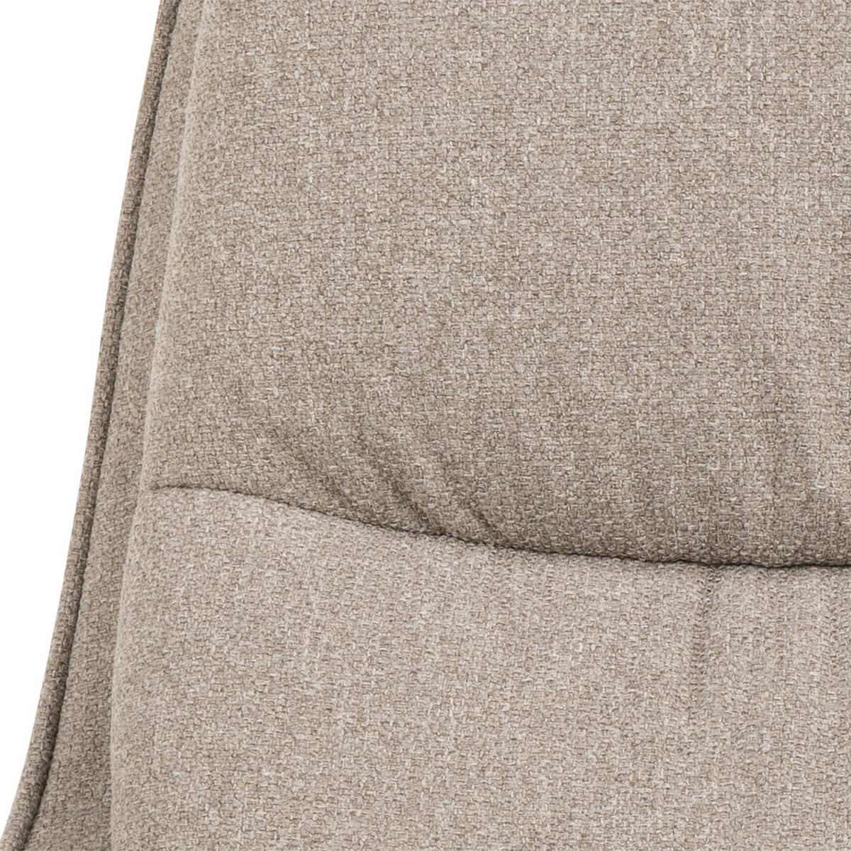 SESSEL, Bosley, Beige, Stoff, 72 x 84 x 93 cm - Beige, Textil/Metall (72/93/84cm) - ebuy24