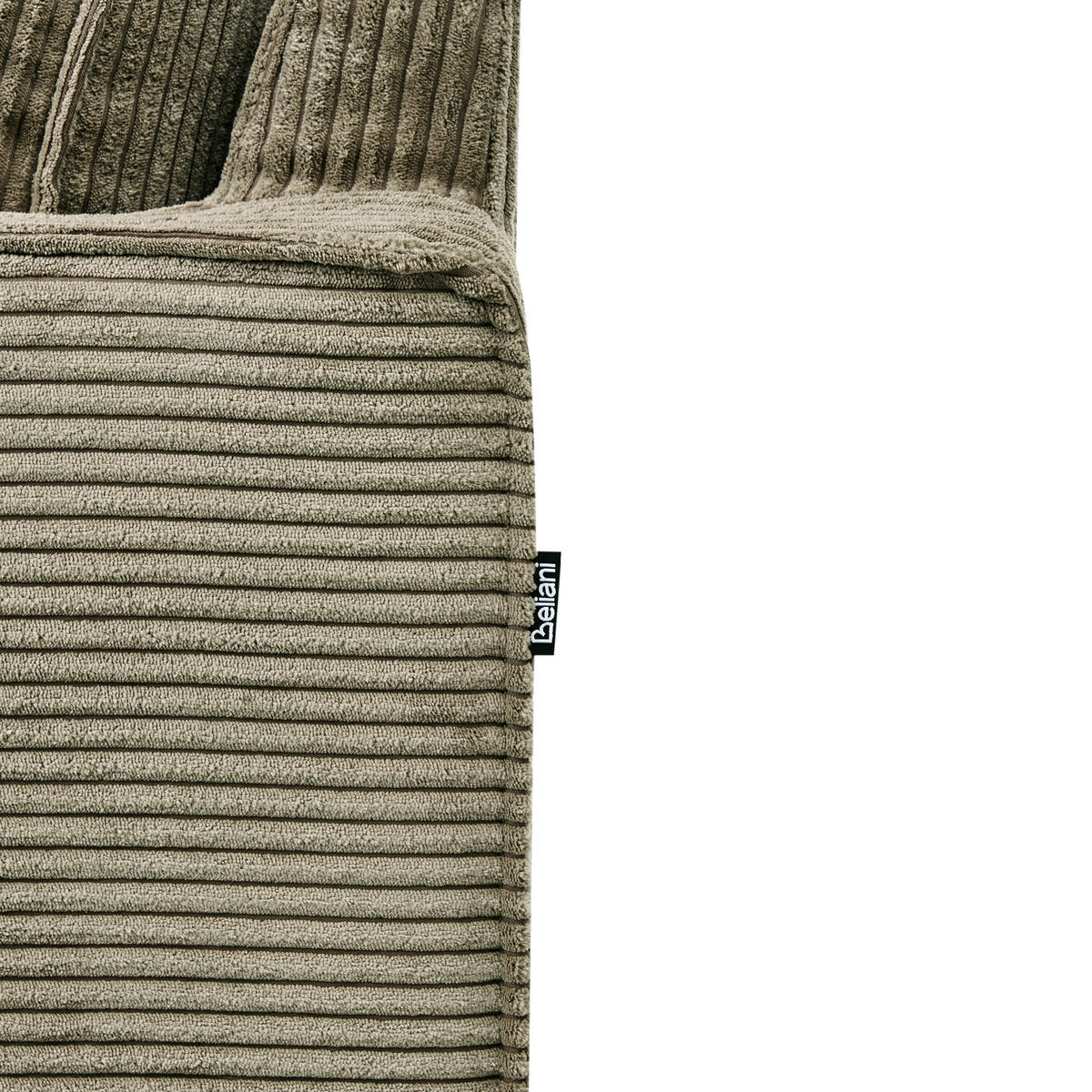SESSEL Cord Grün Vind - Grün, Textil (79/82/85cm) - Beliani