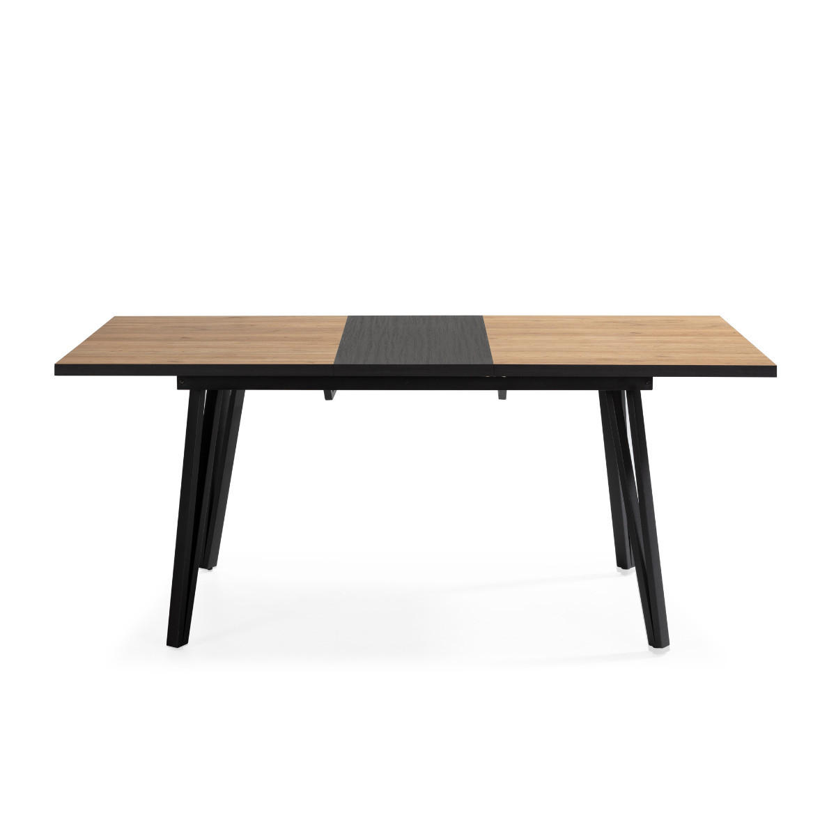 TISCH von 140 bis 180 cm mit schwarzen metallbeinen - cleo 140/90/77 cm - Apfelbaumfarben, Kunststoff (140/90/77cm) - Calicosy