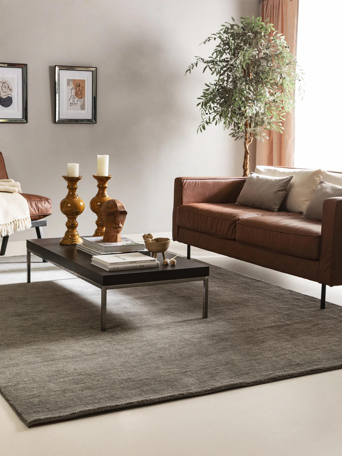 WOLLTEPPICH Jamal Grau 300x400 cm - Grau, Textil (300/400cm) - benuta Nest