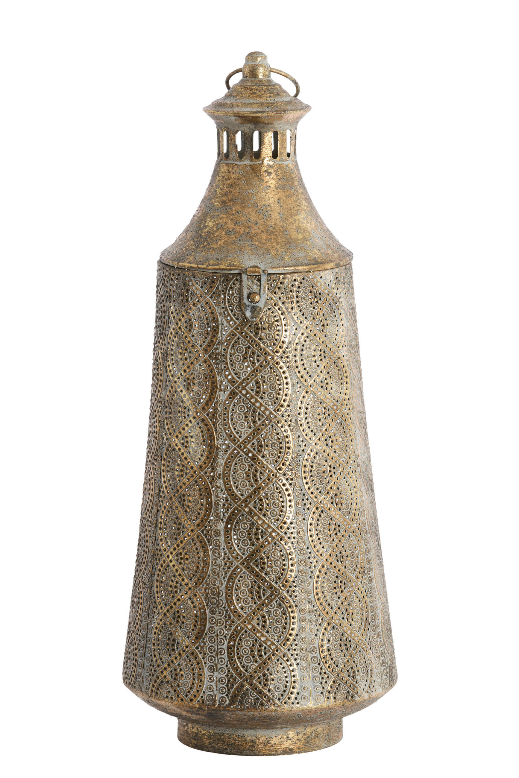 WINDLICHT Sanya Braun 21/21/53.5 cm - Braun, Metall (21/53.5/21cm) - Light & Living
