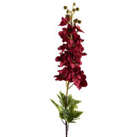 UMĚLÁ KVĚTINA Ostróżka, Viridis - bordeaux, plast (85cm) - Mondex