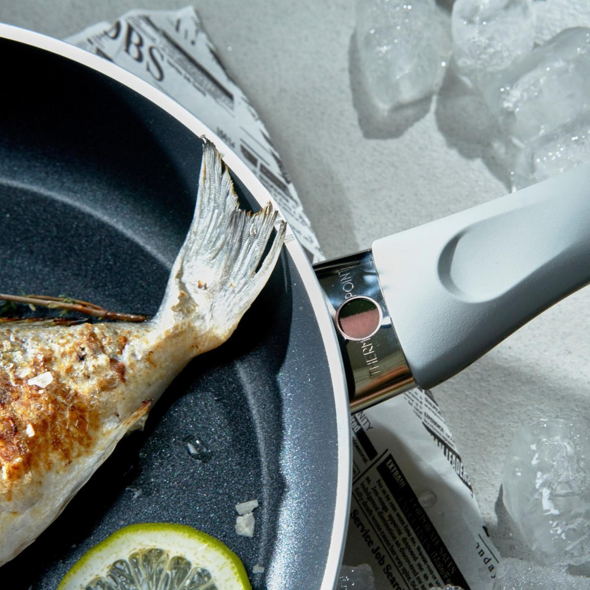 PFANNE Grau 32/32/5 cm 750030530 - Grau, Metall (32cm) - Ballarini