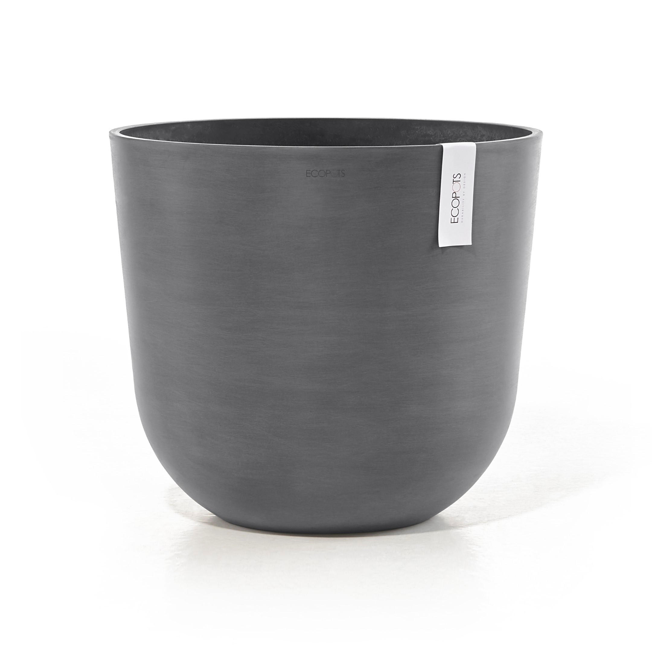 BLUMENTOPF Oslo 45/39,4 cm Grau - Grau, Kunststoff (45/39.4cm) - Ecopots
