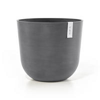 BLUMENTOPF Oslo 45/39,4 cm Grau - Grau, Kunststoff (45/39.4cm) - Ecopots