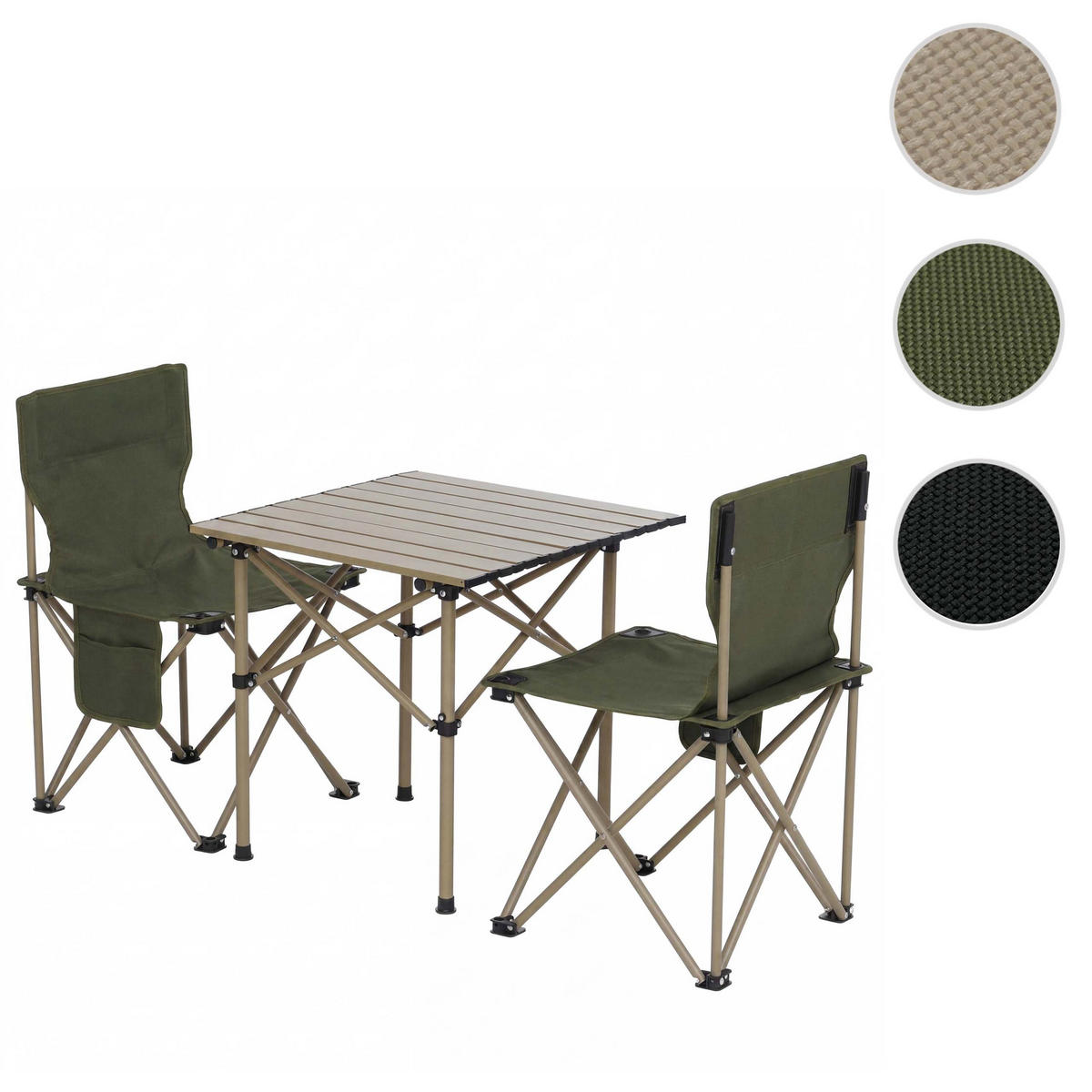 CAMPINGSET Grün - Grün, Textil (51/65/53cm) - MCW