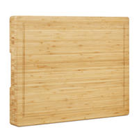 TRANCHIERBRETT - Hellbraun, Holz (45/35cm) - Relaxdays