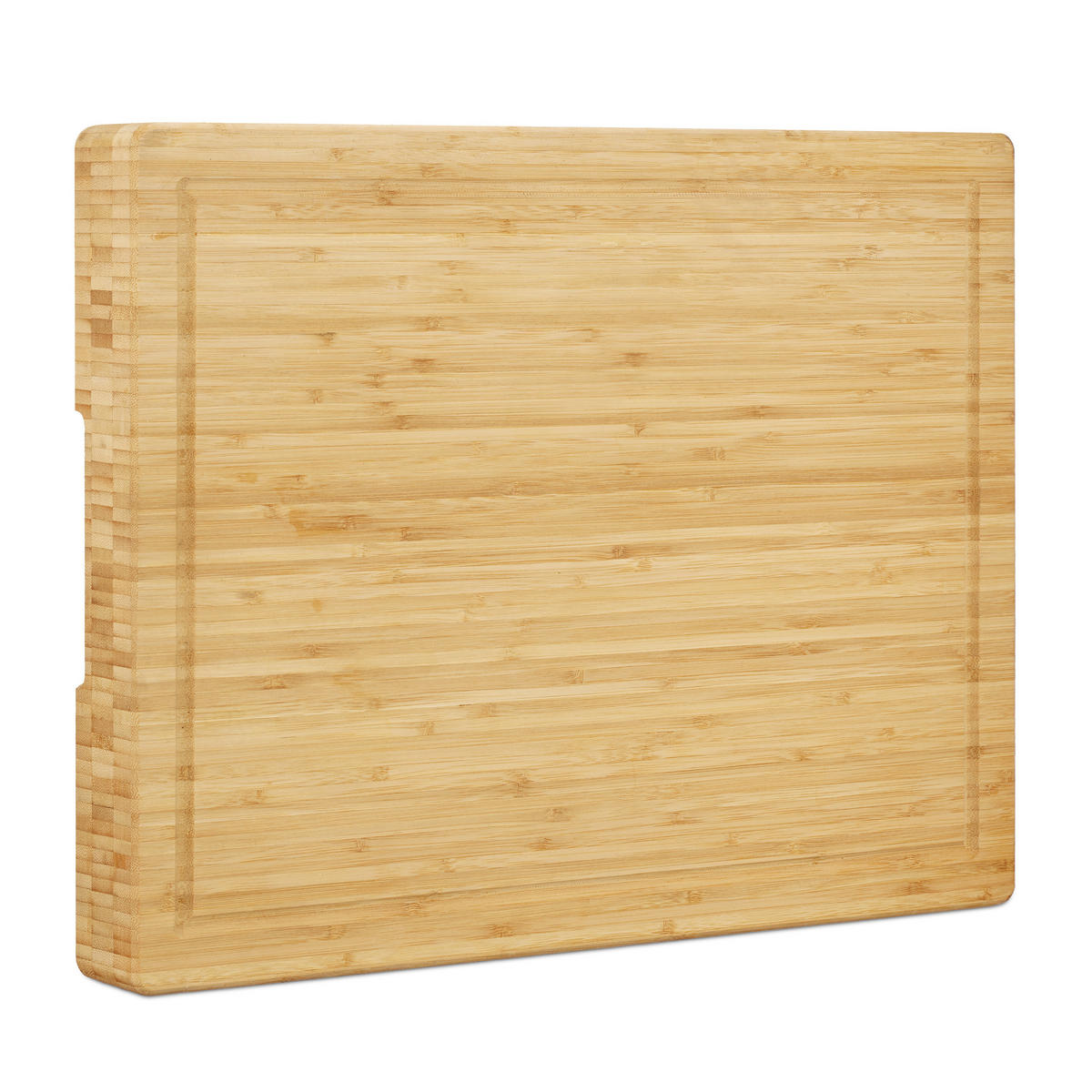 TRANCHIERBRETT - Hellbraun, Holz (45/35cm) - Relaxdays