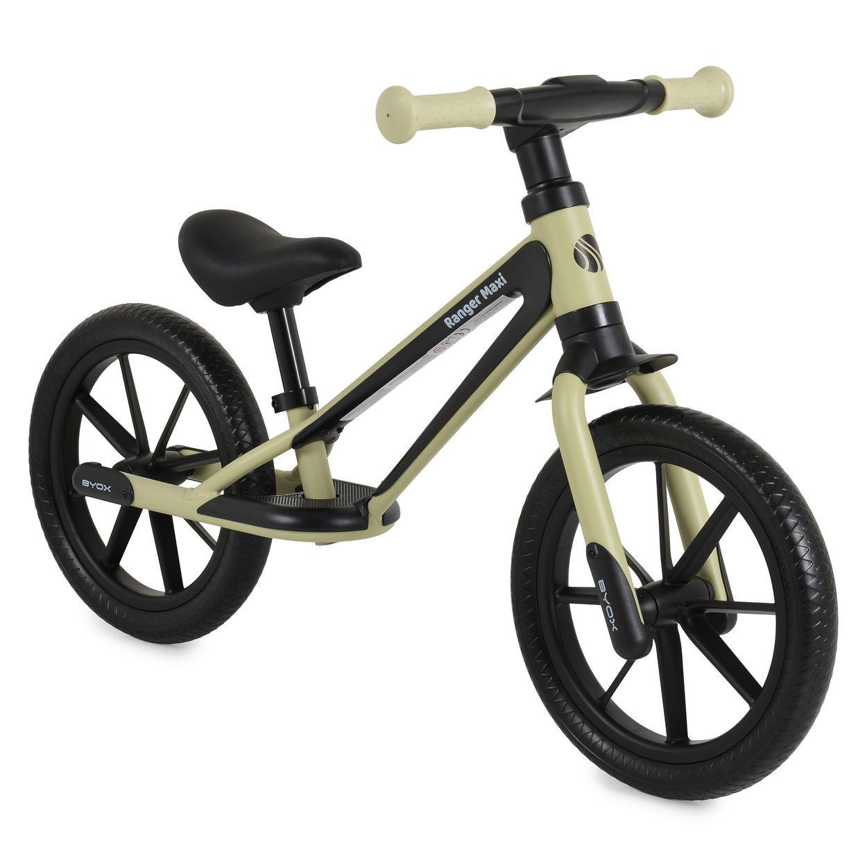 LAUFRAD Ranger Maxi 12 Zoll grün EVA-Reifen Metallrahmen Sitzhöhe verstellbar - Grün, Metall (89/37/54cm)