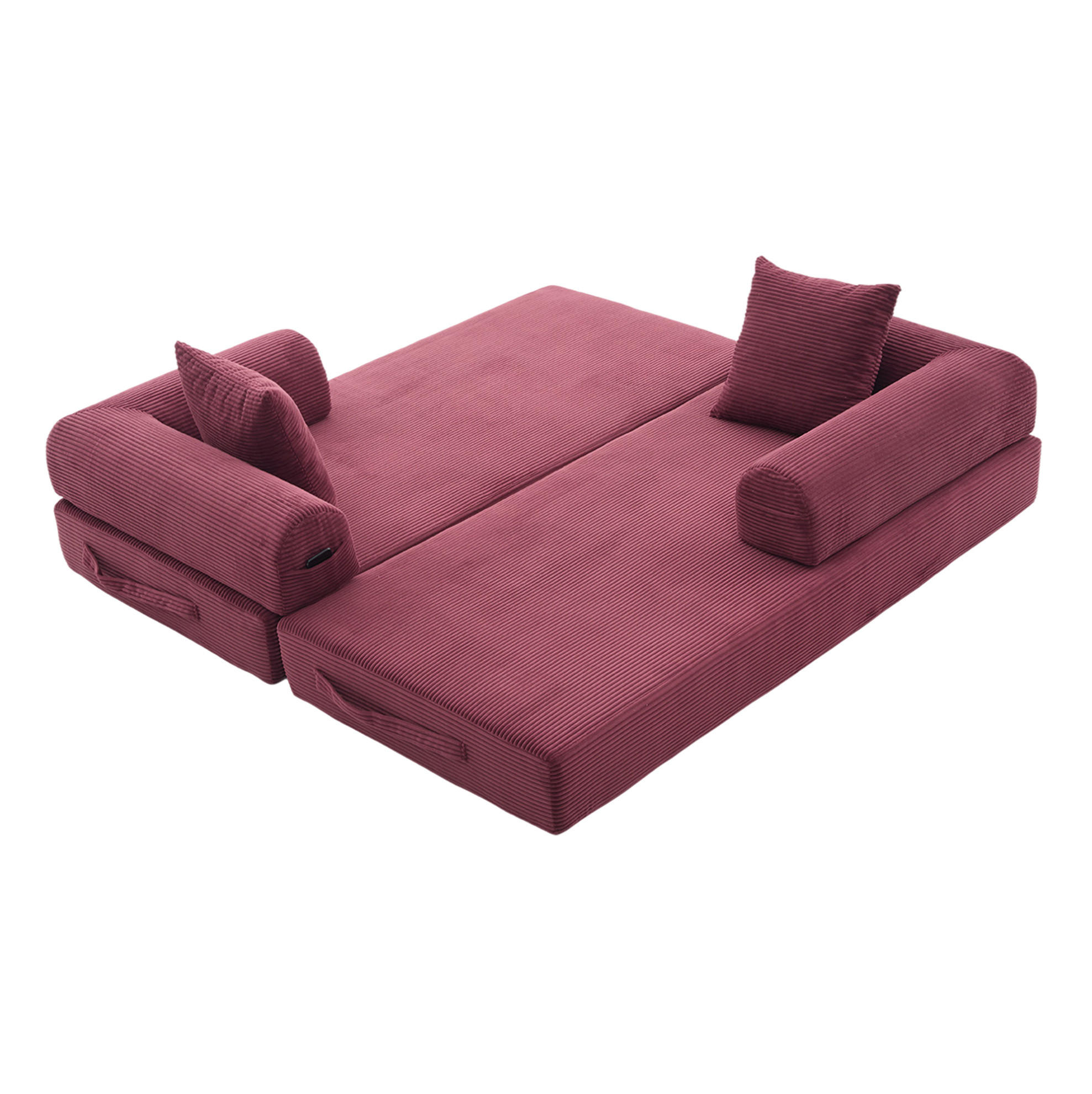 Modenvie Sofa Weinrot 94x67x200 cm