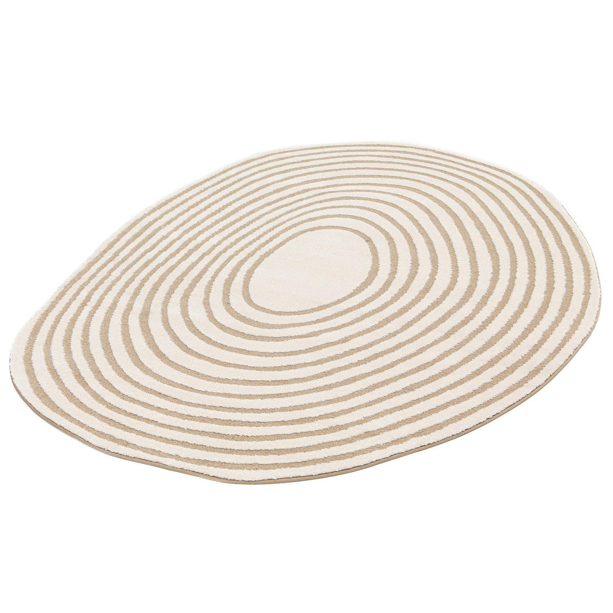TEPPICH sehr weich mit Relief-Effekt beige - Beige, Textil (200/290cm) - AFK Living