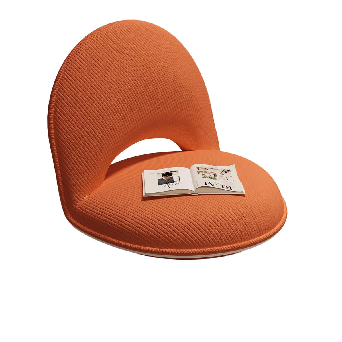 EINZELSOFA 47/44/50 cm - Orange, Textil (44/50/47cm) - Authentics