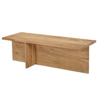 COUCHTISCH - Akazie massiv - Akaziefarben, Holz (40/110/35cm) - home24