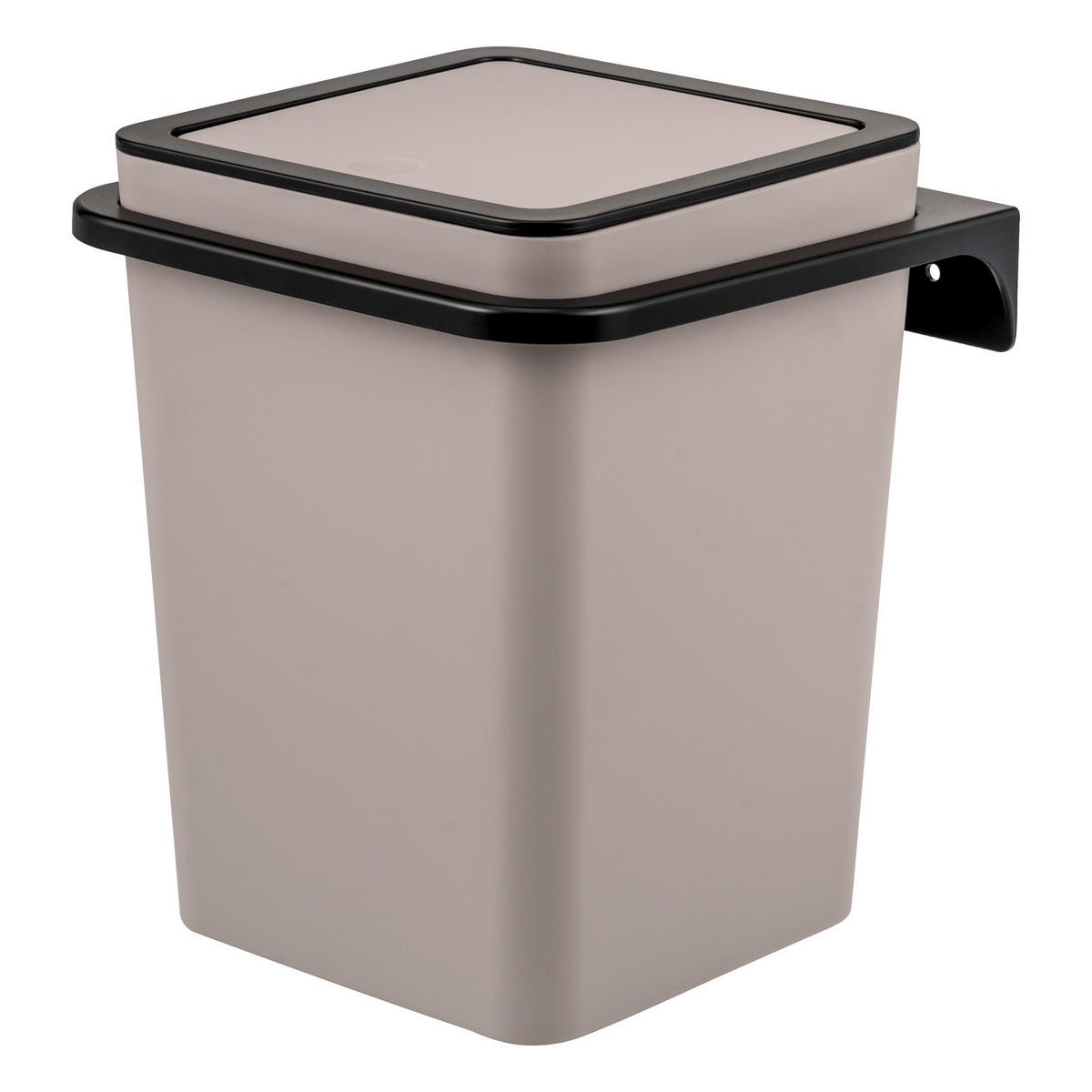 KOSMETIKEIMER SAVONA 5 Liter, beige - Taupe, Kunststoff (18/25/18cm) - bremermann