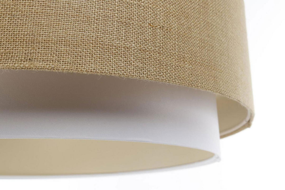 HÄNGELEUCHTE Beige 60/25 cm - Beige, Kunststoff (60/1/25cm) - ONZENO