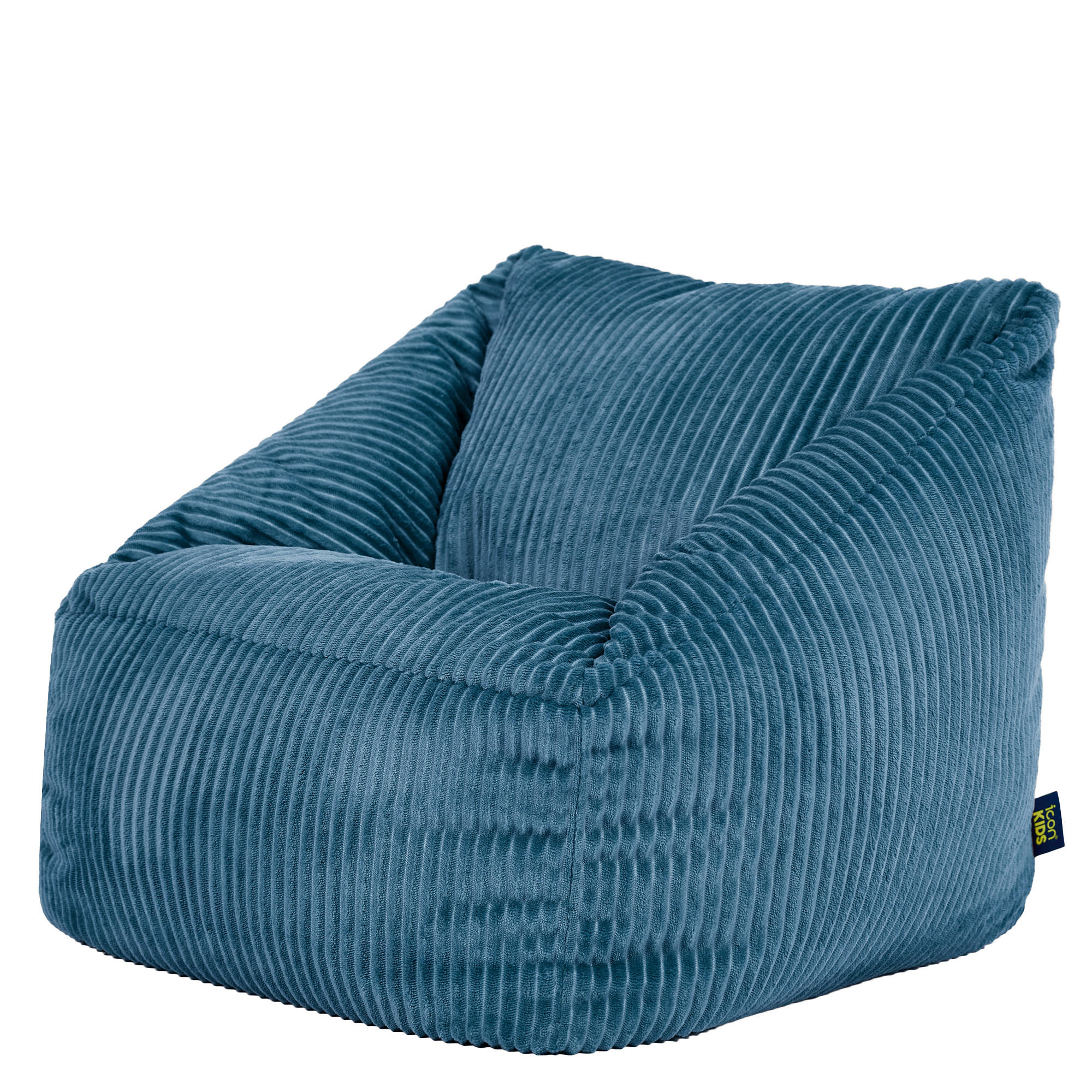SITZSACK Sessel Flauschig für Kinder - Blau, Textil (55/44/55cm) - icon