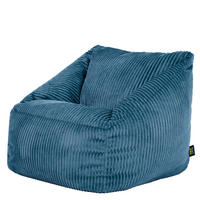 SITZSACK Sessel Flauschig für Kinder - Blau, Textil (55/44/55cm) - icon