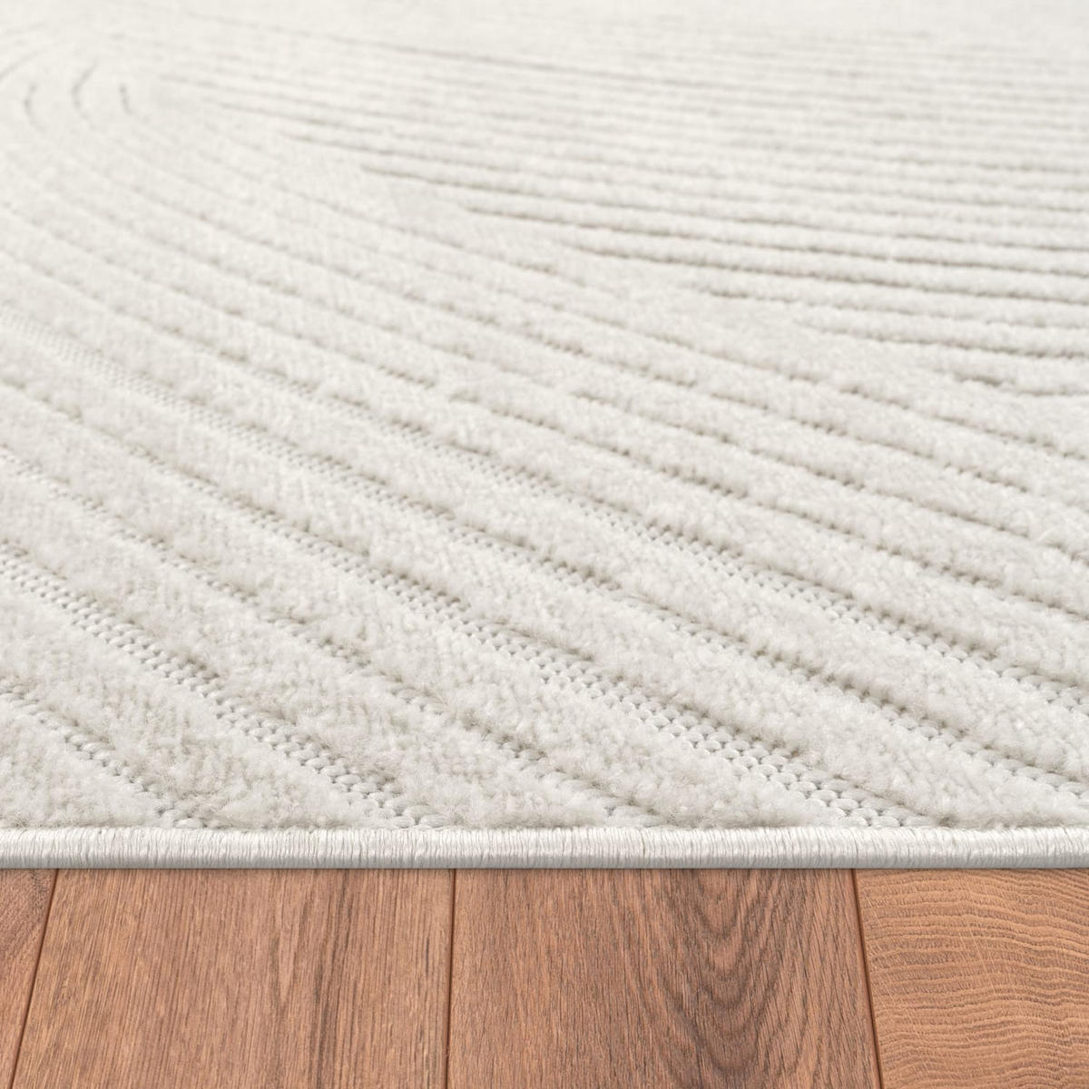 OUTDOORTEPPICH Boho Creme 120 x 120 cm - Creme, Kunststoff (120/120cm) - TT Home