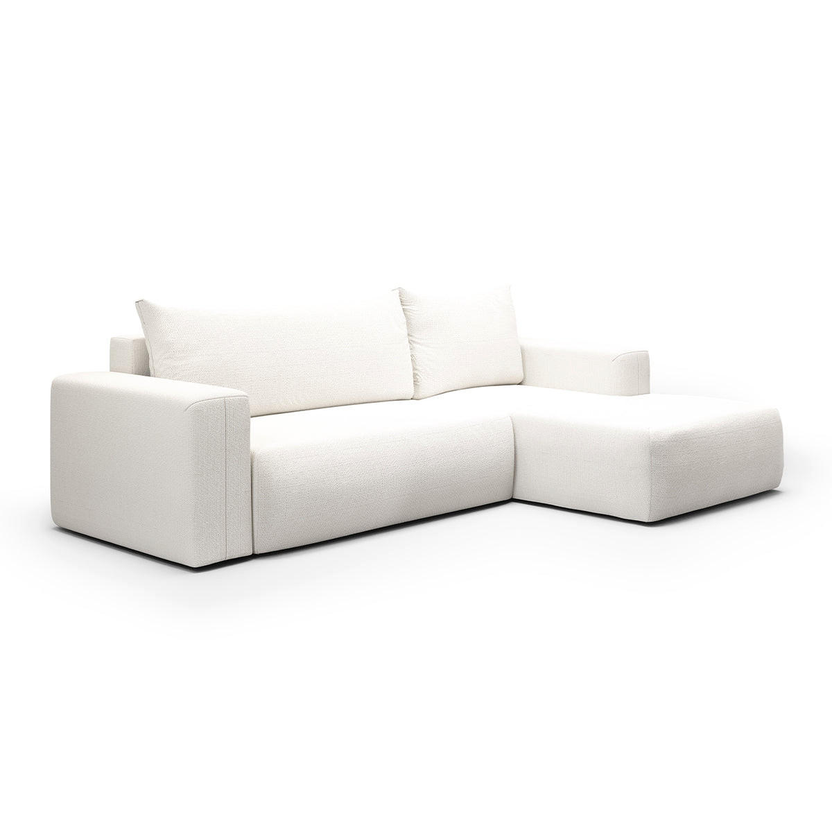 Petits-meubles Ecksofa Weiß 268x163 cm