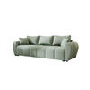 SOFA MOLISA mit Schlafffunktion COSMIC 16 mit Stauraum - Hellgrün, Textil (86/82/246cm) - Bedante